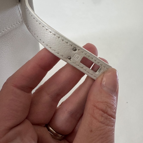 Hermes’ Kelly 25 Blanc White Palladium Hardware - Picture 8 of 8